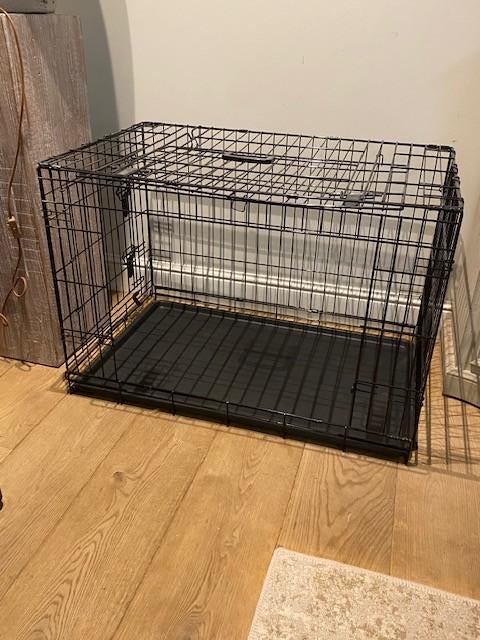 Bench met metalen schuifdeur, Dieren en Toebehoren, Ophalen, Zo goed als nieuw