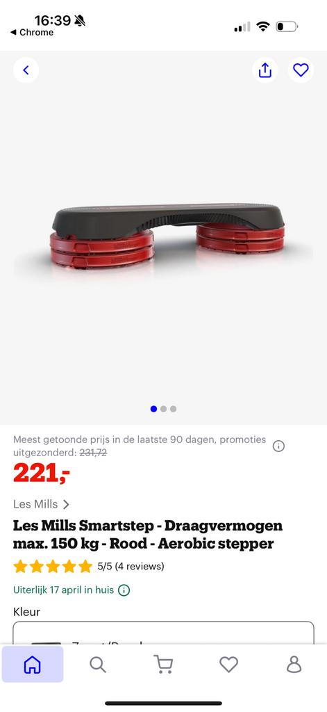 Les Mills Smartstep, Ophalen