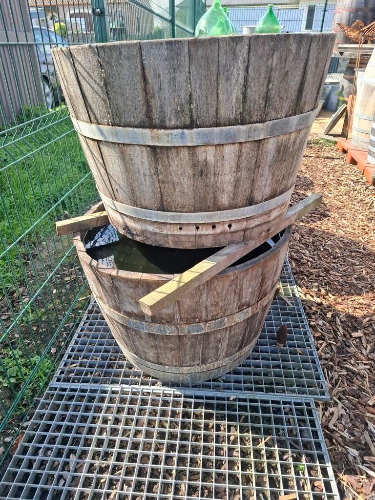 Prix à emporter : 2 bacs de plantation en chêne 47 x 72 cm à, Enlèvement