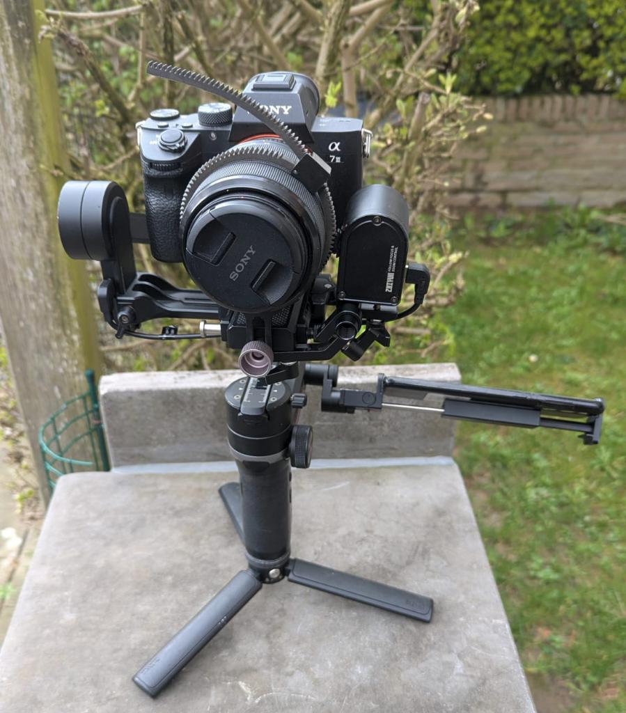 Zhiyun Weebill-S + Phone Holder + CMF-04 Follow Focus, Enlèvement, Utilisé