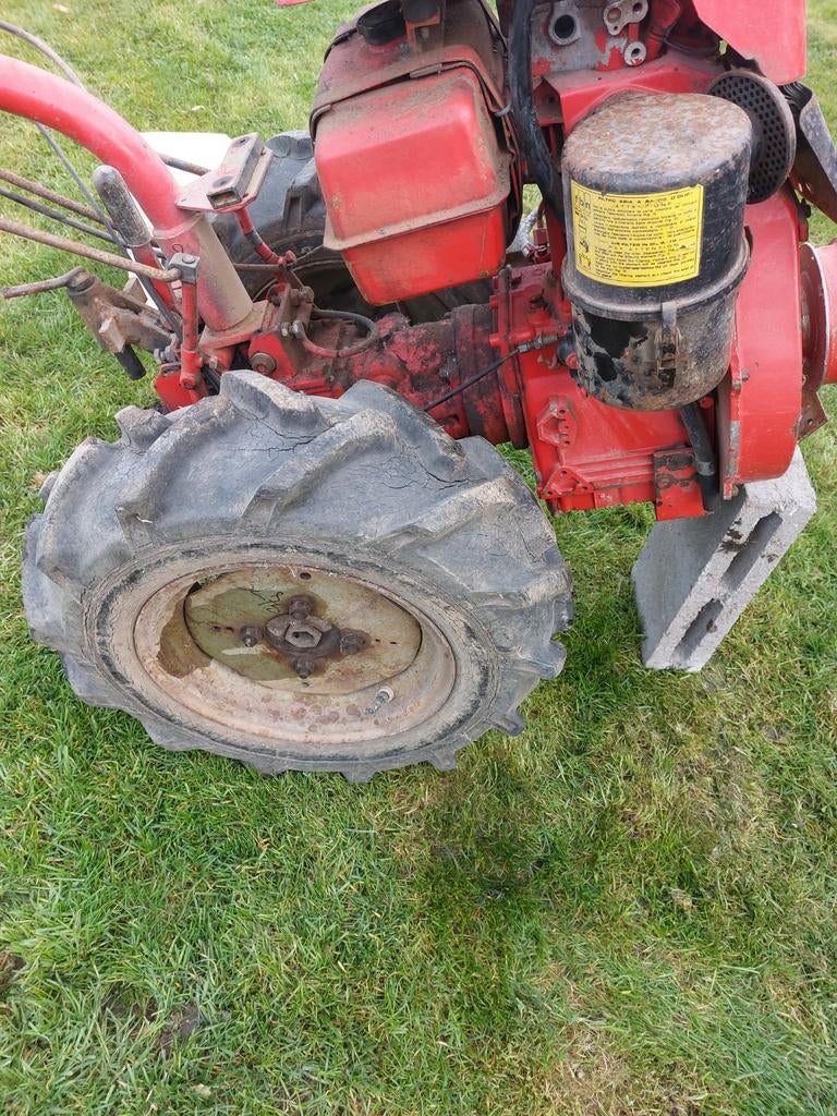 Banden met velgen voor tuinploeg of frees 2st., Ophalen, Tuinfrees