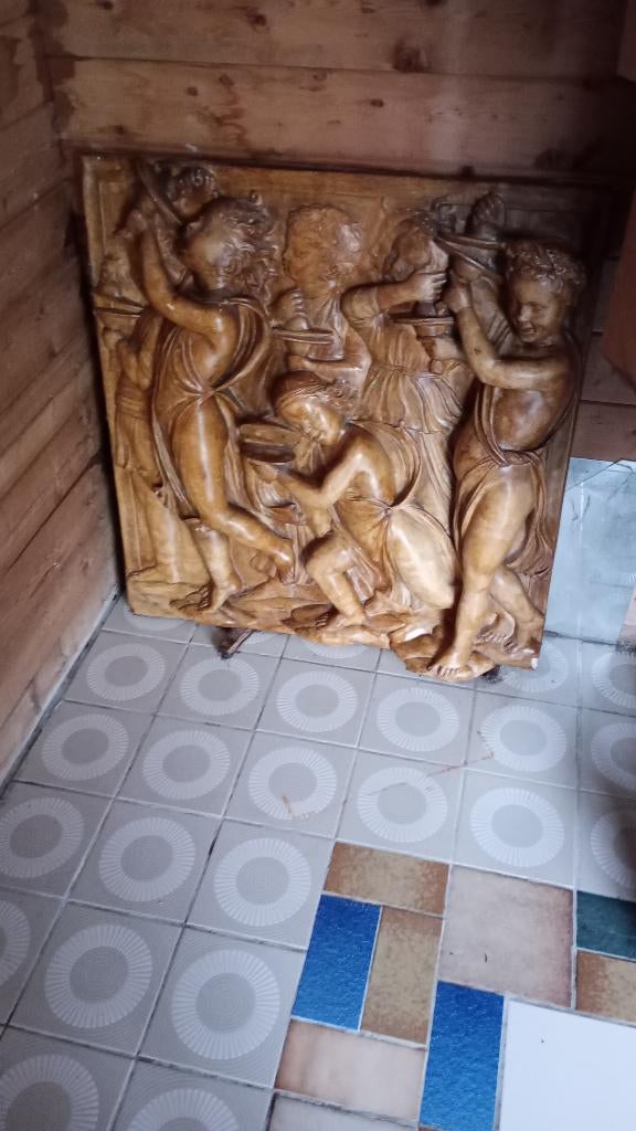 Schouwstuk 'de Bacchus kinderen ', Antiek en Kunst, Ophalen