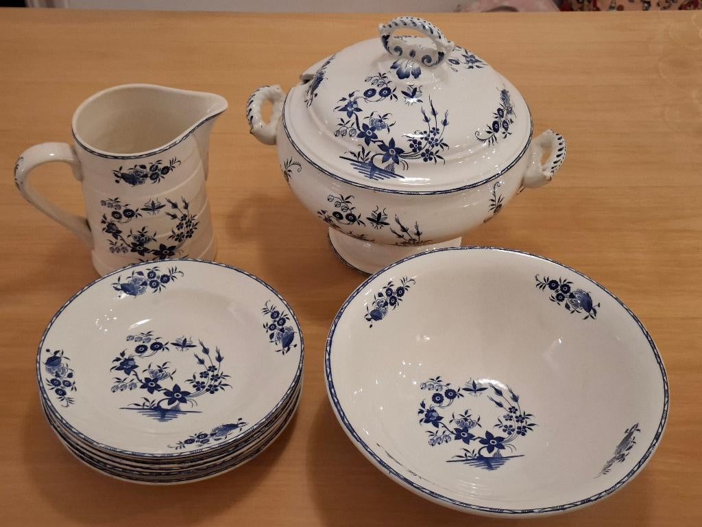 Vaisselle Boch Grand Bouquet, Enlèvement