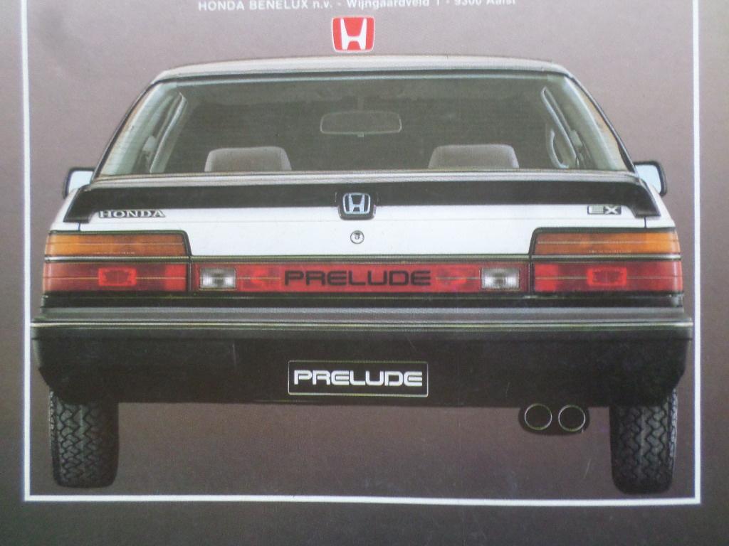 Honda Prelude 1.8 EX Brochure - FRANS, Boeken, Auto's | Folders en Tijdschriften, Ophalen of Verzenden, Honda