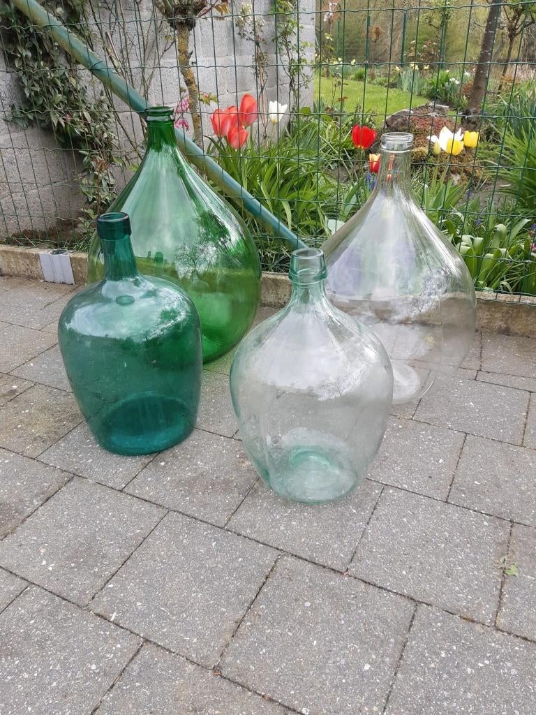 4 Dame-Jeanne flessen, Enlèvement, Comme neuf