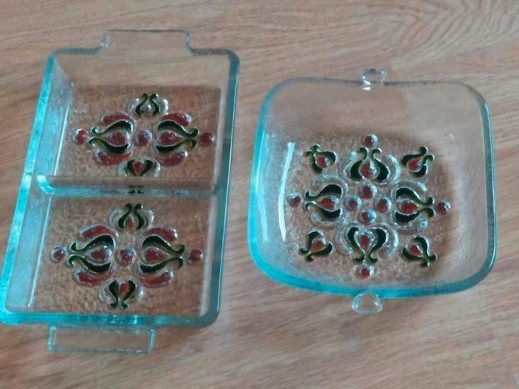 Walther glass, vintage schaaltjes, Enlèvement ou Envoi