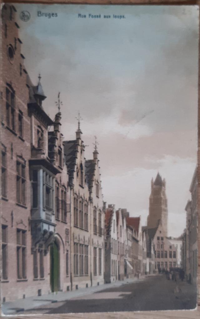 Bruges Bruges RUE FOSSE AUX LOUPS, Collections, Cartes postales | Belgique, Enlèvement ou Envoi