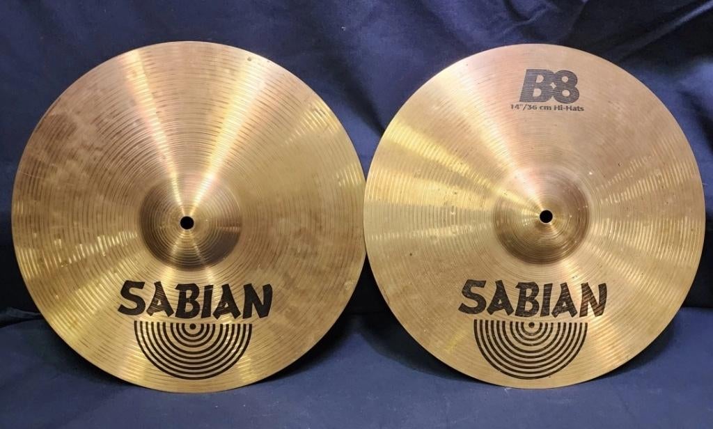Sabian B8 Hi-Hat 14" – Prima staat, Muziek en Instrumenten, Ophalen of Verzenden, Gebruikt, Overige merken