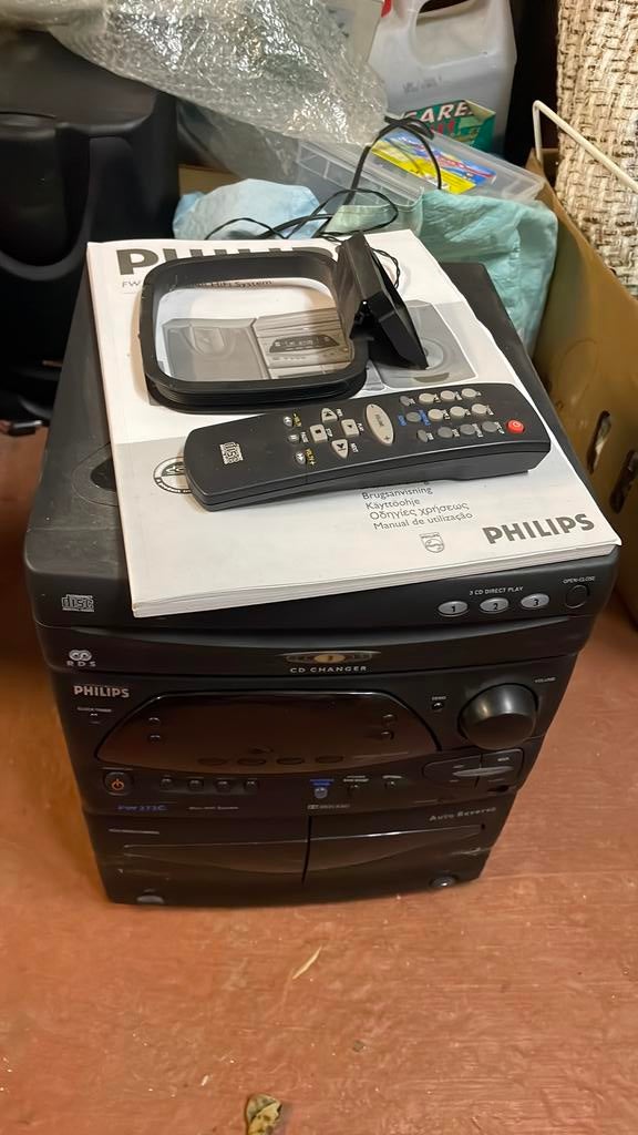 Chaine HIfi Philips complète, Enlèvement, Utilisé, Haut-parleurs, Philips