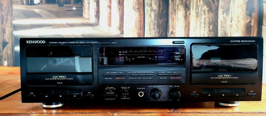 KENWOOD Dubbele cassette deck KX-W8060, Audio, Tv en Foto, Ophalen, Kenwood