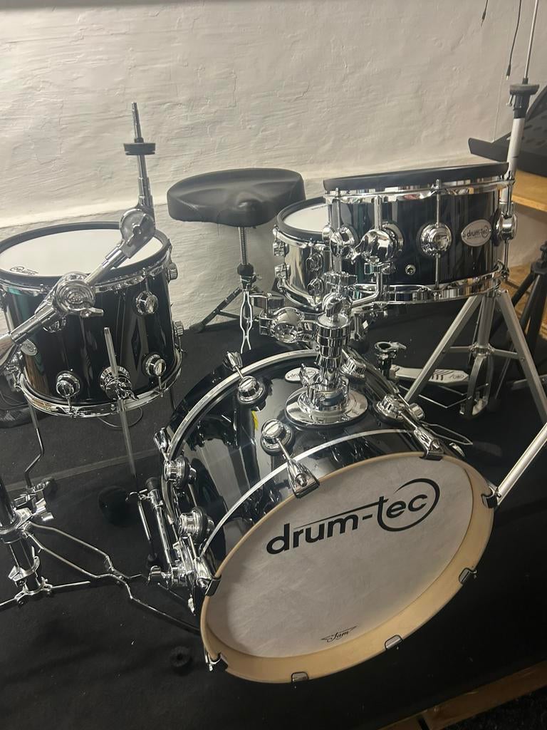 Drumstel electronich , Drum-Tec jam 3 shell set 4 delig, Musique & Instruments, Batteries & Percussions, Enlèvement, Comme neuf