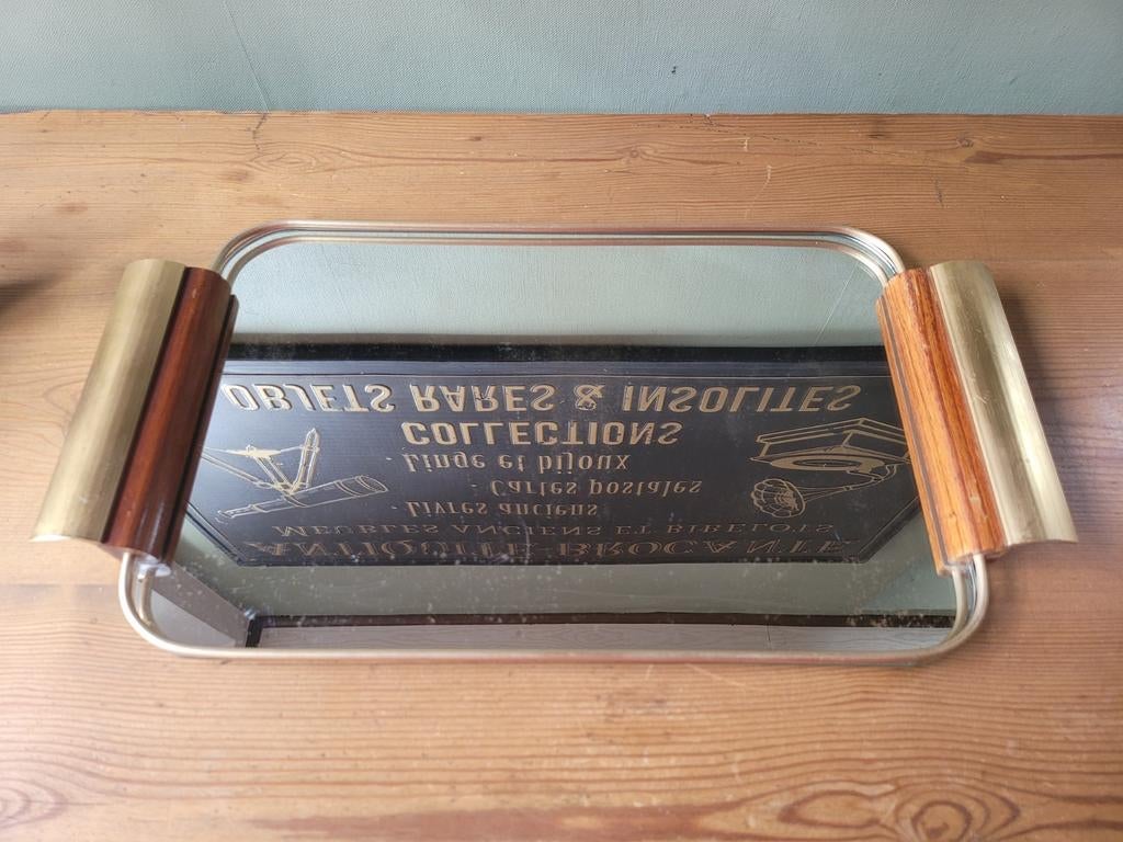 Oud art deco-aperitiefbakje, Huis en Inrichting, Woonaccessoires | Dienbladen, Ophalen of Verzenden