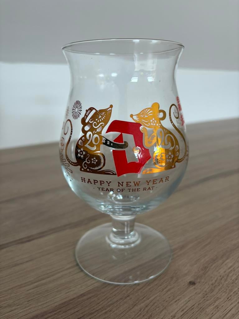 Duvel - Nouvel An chinois 2020 - Année du rat, Collections, Marques de bière, Enlèvement ou Envoi, Comme neuf, Verre ou Verres