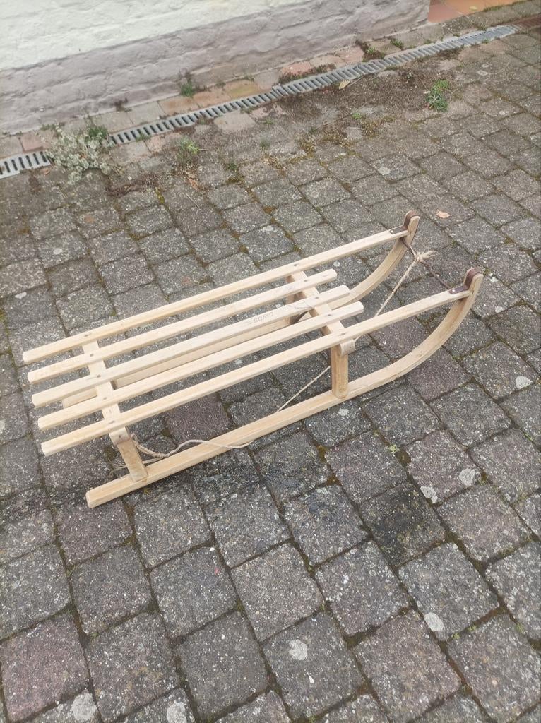 Houten slee, Kinderen en Baby's, Ophalen