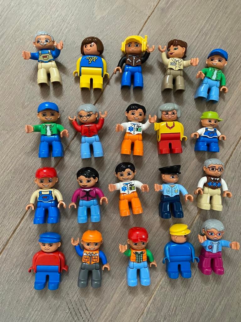 20x Duplo mannetjes, Ophalen, Zo goed als nieuw, Duplo