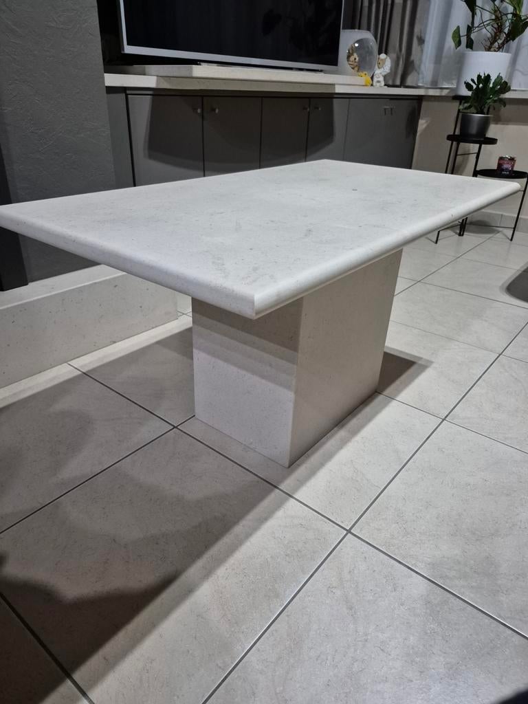 Natuursteen salontafel, Ophalen