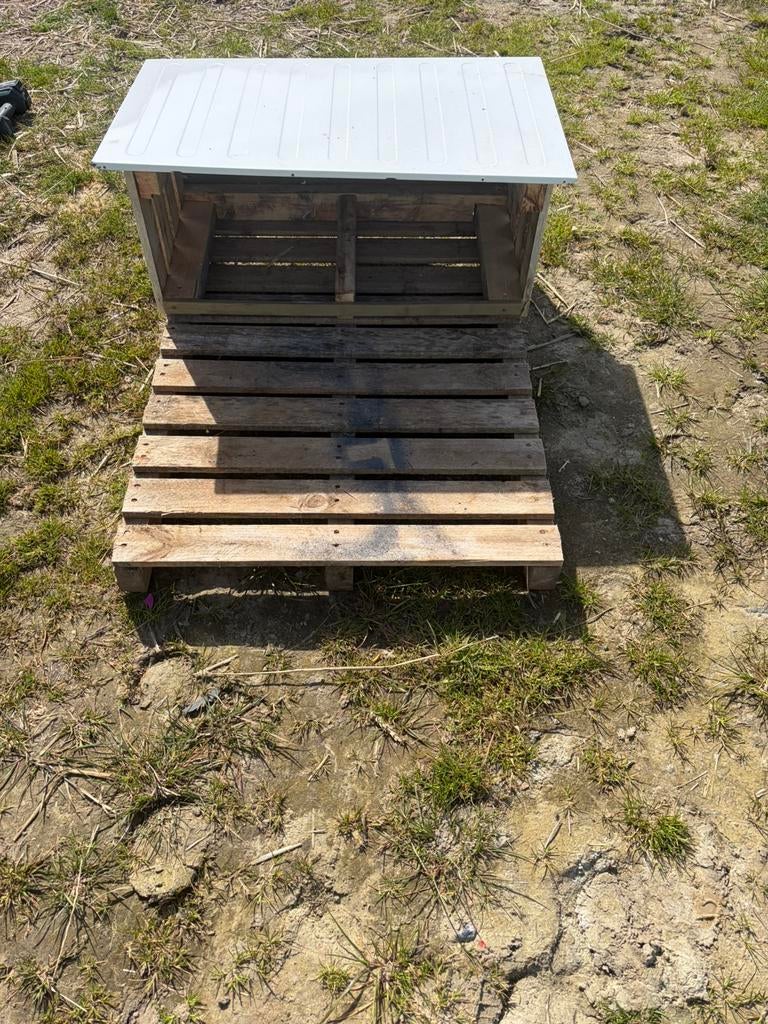 Legnest twee kippen, Dieren en Toebehoren, Ophalen, Gebruikt, Kippenhok of Kippenren