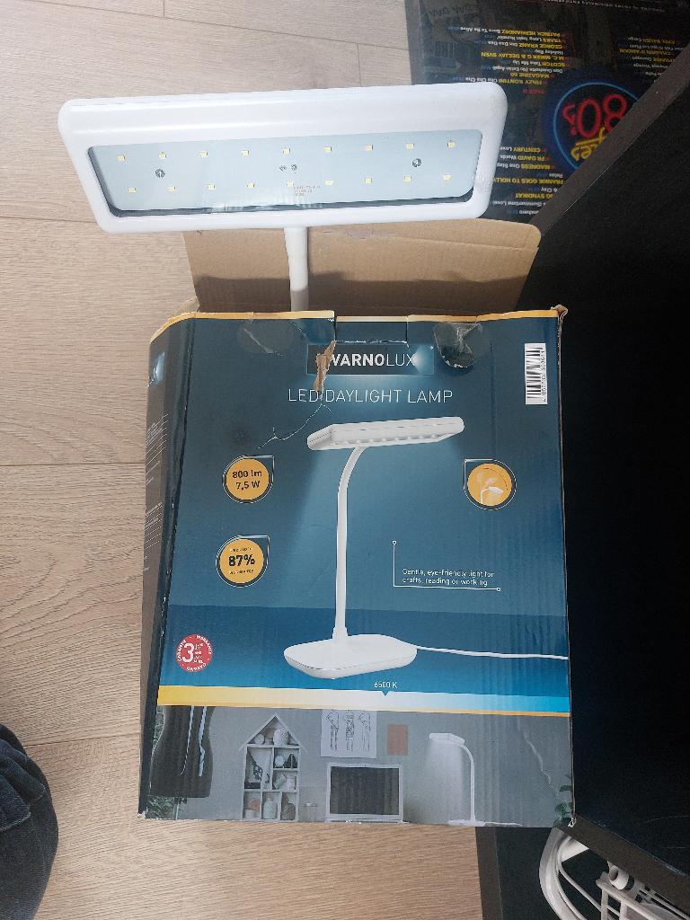 Lampe de bureaux, Ophalen, Kunststof, Zo goed als nieuw, Minder dan 50 cm