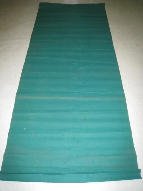 Stuk groene dikke stof, zeildoek : L 255cm x B 101 cm., Ophalen