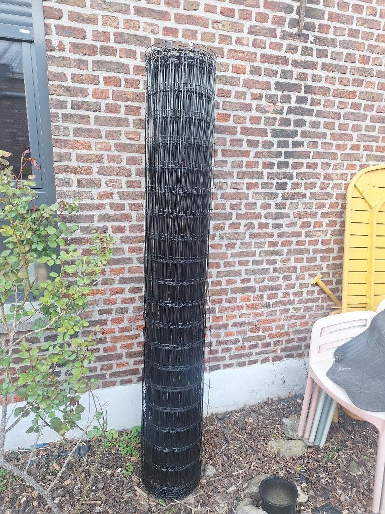 Tuindraad zwart  2m hoog, 18m (giardino), Ophalen, 10 tot 20 meter, Nieuw, Gaas