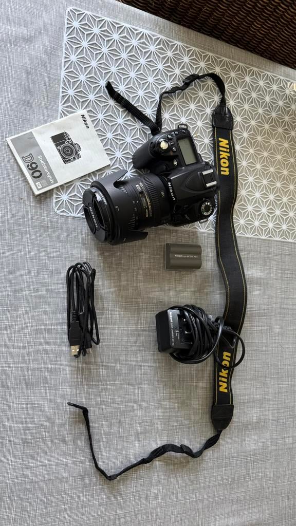 Nikon D90 - nikon zoom lens, Audio, Tv en Foto, Fotocamera's Digitaal, Ophalen, Gebruikt, Compact, Nikon