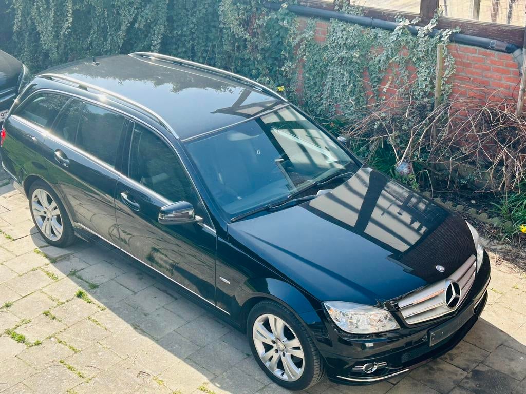 Mercedes w204 220cdi break Avant-garde automaat zwart / 2010, Auto's, Automaat, Achterwielaandrijving, Zwart, 4 cilinders