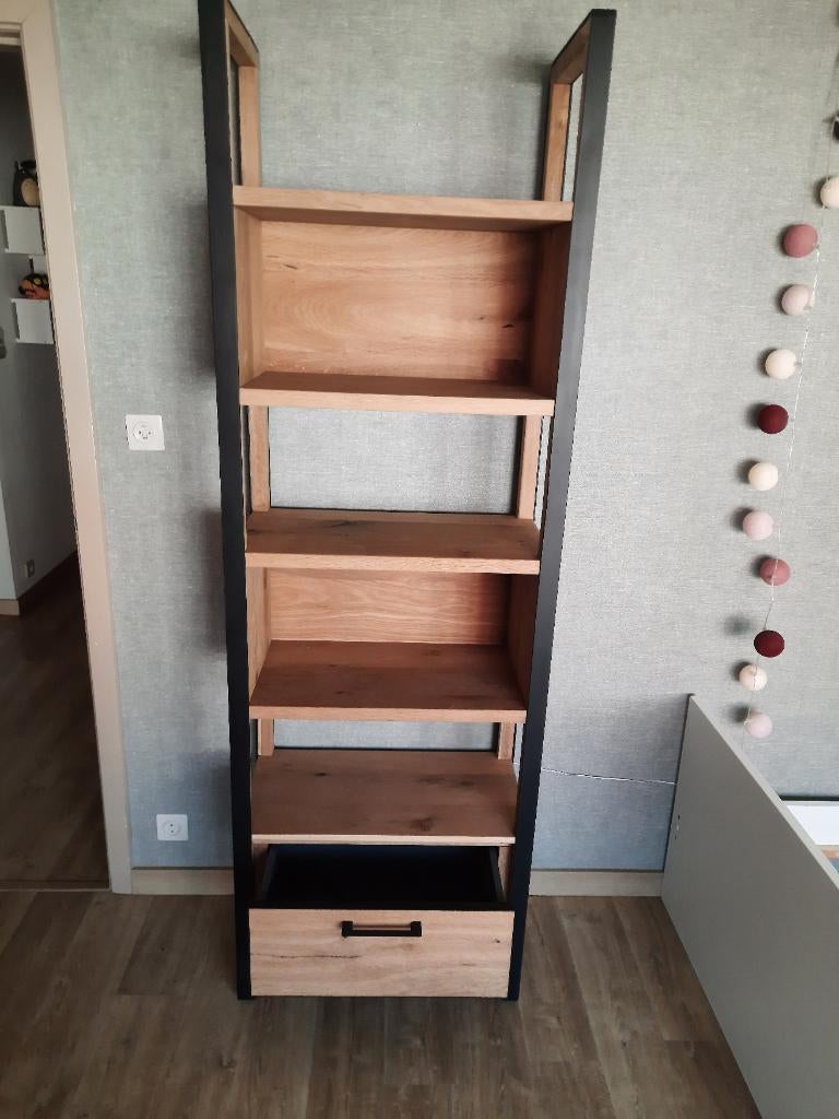 Henders en hazel metalo kast, Huis en Inrichting, Kasten | Dressoirs, Ophalen, 50 tot 100 cm, Zo goed als nieuw, Hout metaal