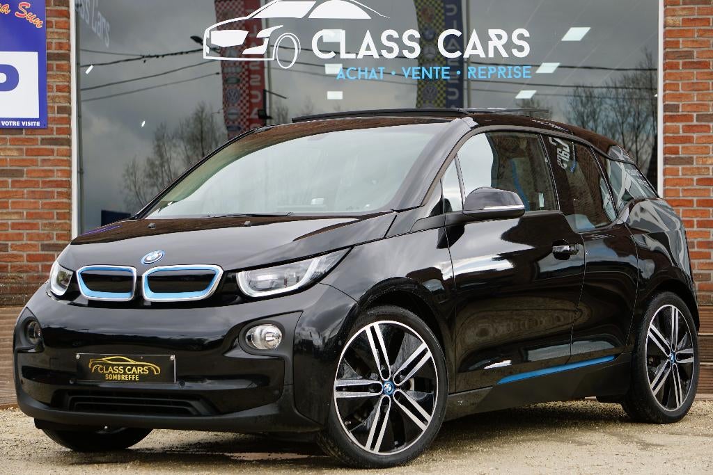 BMW I3 94Ah ADVANCED RANGE EXTENDER PANO NAVI-PRO CARNET, Auto's, BMW, Automaat, Zwart, Grijs, Achteruitrijcamera