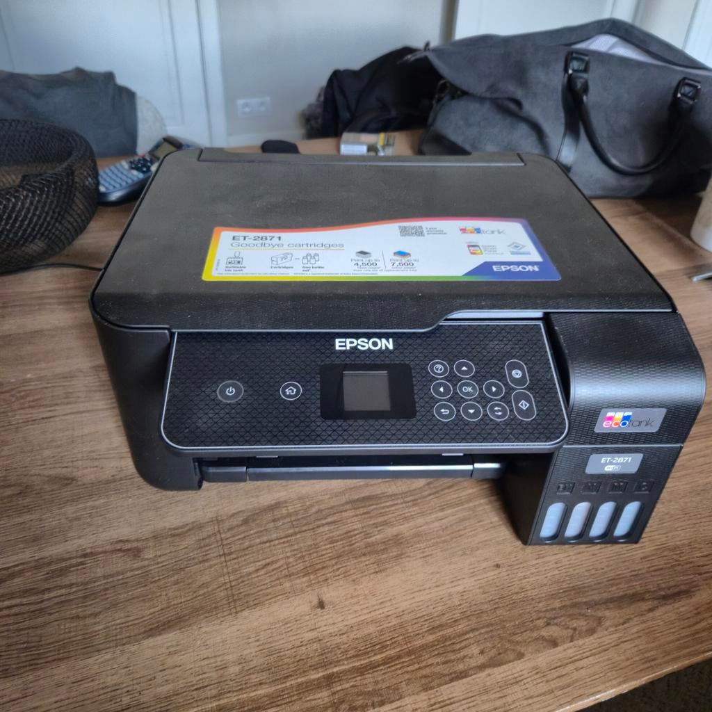 Epson EcoTank ET-2871, Kleur printen, Printer, Draadloos, Ophalen of Verzenden