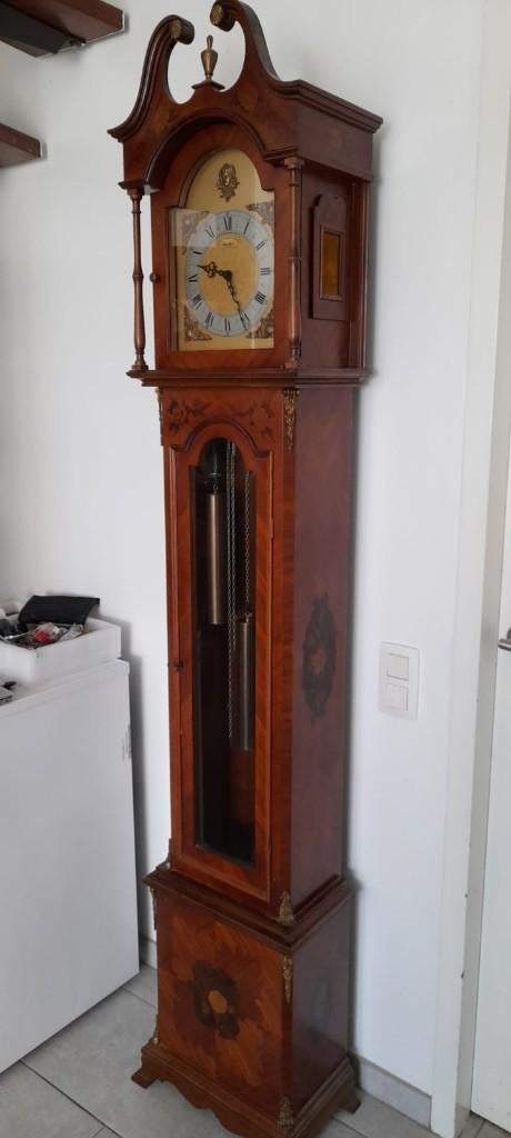 Staand klok H = 2m , staat werkt perfect > Beschrijving >>>>, Antiek en Kunst, Ophalen