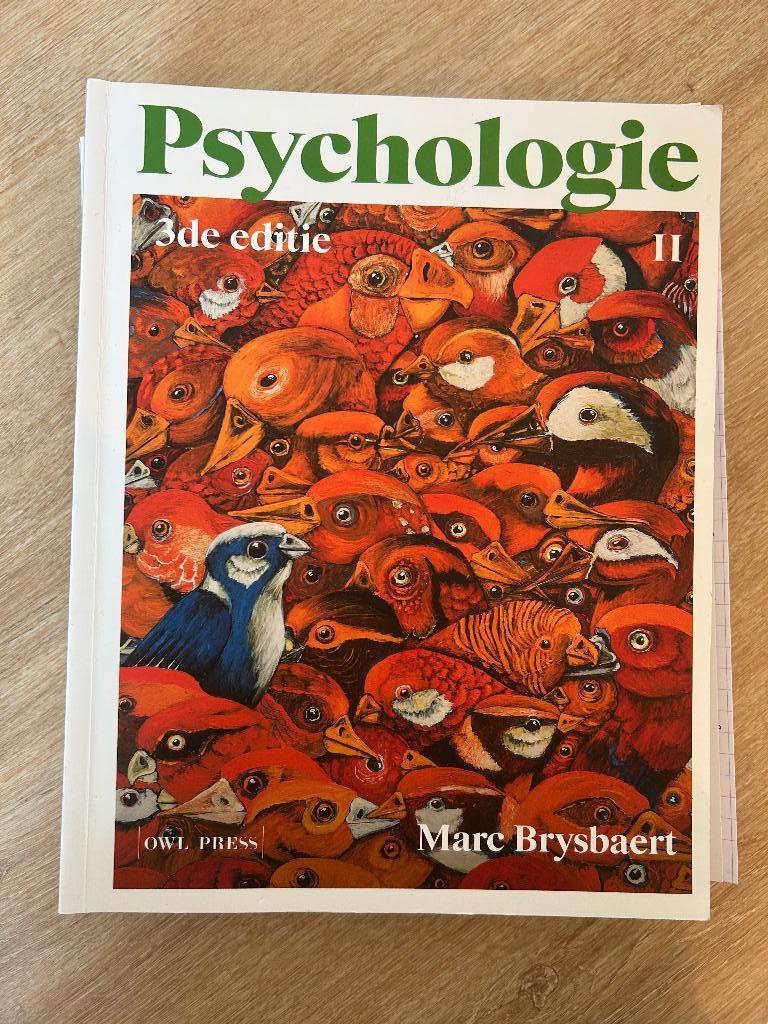 Psychologie II, Boeken, Studieboeken en Cursussen, Gelezen, Owl press, Verzenden, Hoger Onderwijs