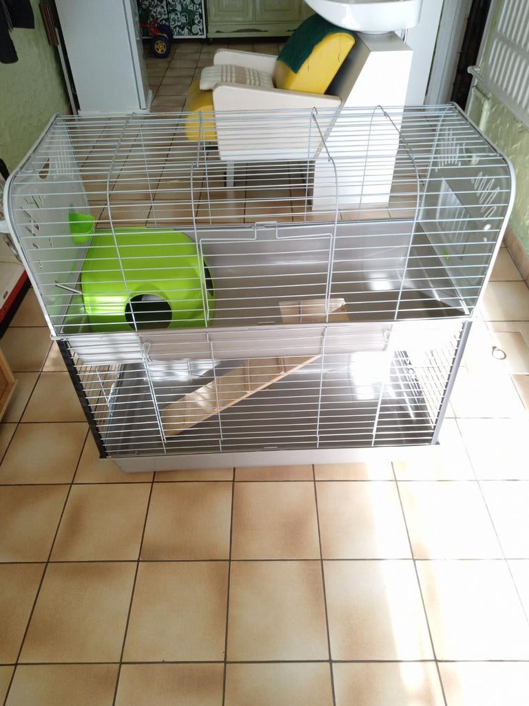 Gigantische knaagdierkooi, Ophalen, Kooi