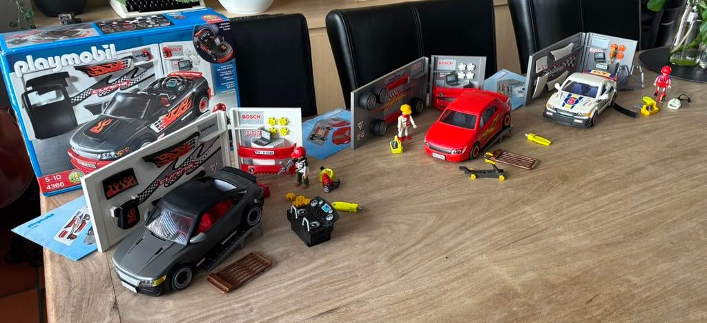Playmobil werkplaatsen tuning sportwagen, Kinderen en Baby's, Ophalen, Gebruikt