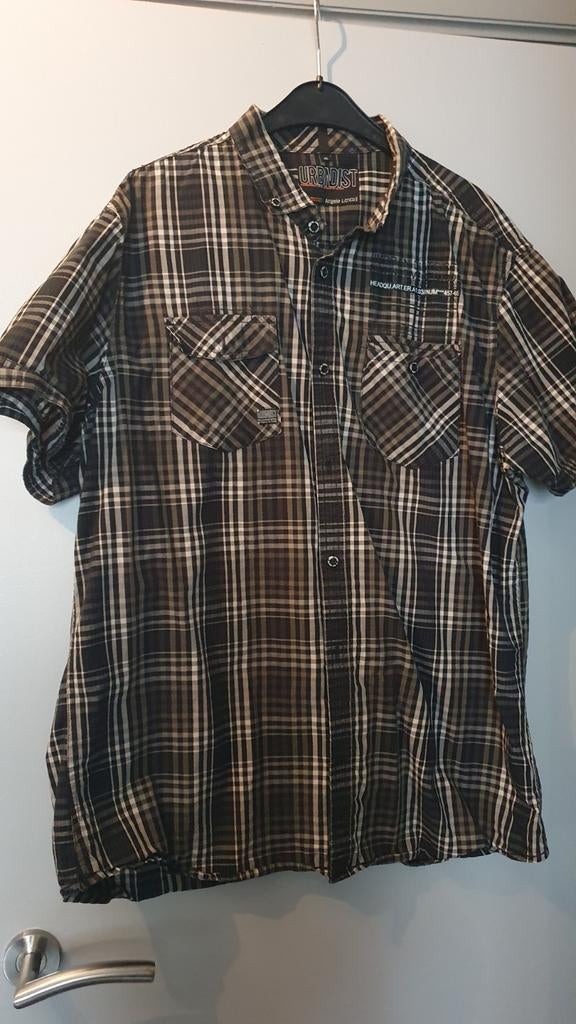 3570 Alken. Partij herenhemden korte mouwen. Mt XL., Kleding | Heren, Ophalen