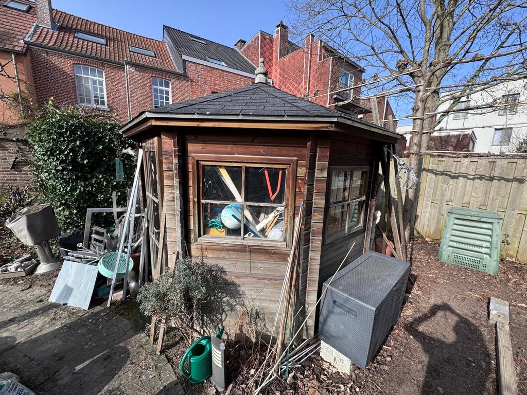 Abri de jardin Taes - bois imprégné sous pression, 200 à 400 cm, 250 à 300 cm, Enlèvement, Utilisé