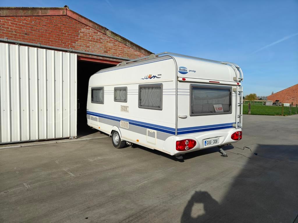 Caravan Hobby prestige 495, Hobby, Particulier, Luifel, Tot en met 4