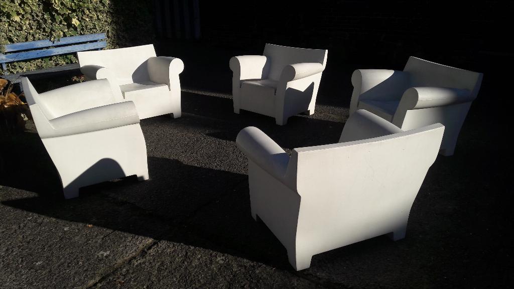 Fauteuil de jardin Bubble club - KARTELL - Philippe STACK, Enlèvement, Utilisé, Synthétique