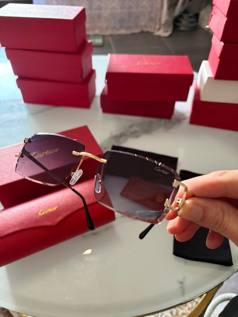 Lunettes Cartier, Bijoux, Sacs & Beauté, Enlèvement ou Envoi, Comme neuf, Lunettes