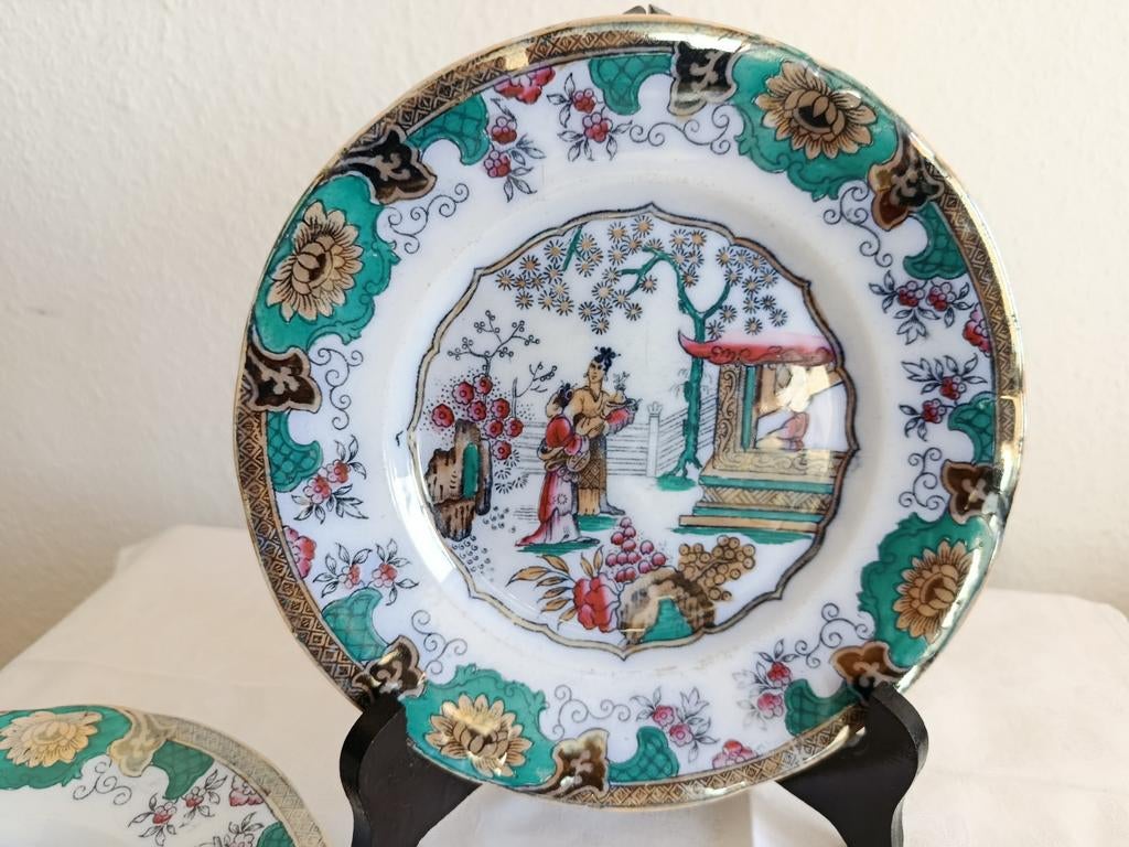 B.F. (BOCH FRÈRES), CANTON : 2 assiettes, Enlèvement