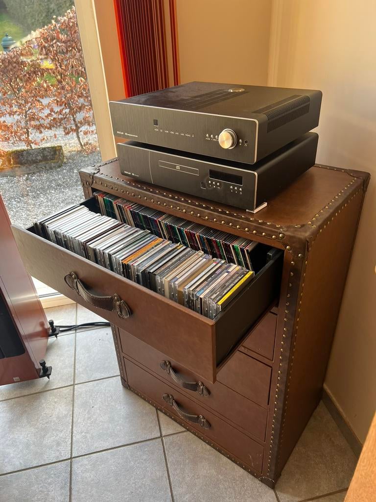 Armoire à 5 tiroirs vintage, Maison & Meubles, Armoires | Commodes, Comme neuf, Moins de 100 cm, 50 à 100 cm, 25 à 50 cm, Autres matériaux