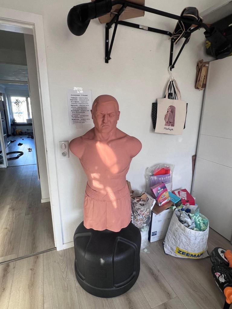 Boksdummy Bob XL. Boxing Man Century Met zand, Ophalen