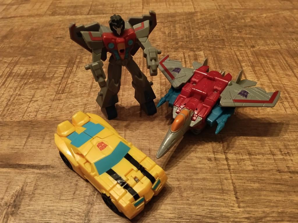 Set 3 Transformers, Verzamelen, Transformers, G1, Ophalen of Verzenden, Gebruikt, Overige rassen