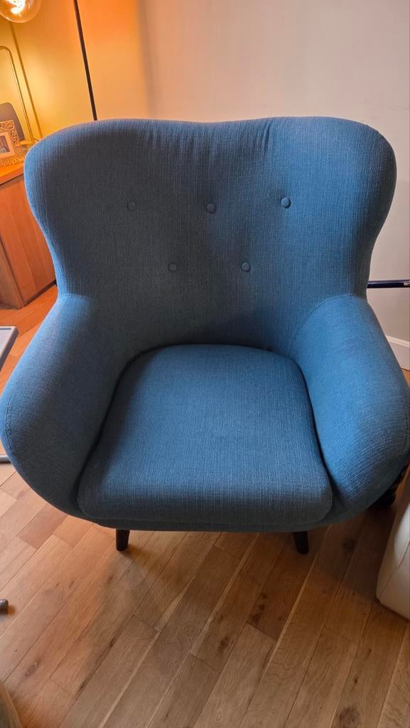 1 zit fauteuil met gebruikerssporen. o, Huis en Inrichting, Fauteuils, Ophalen