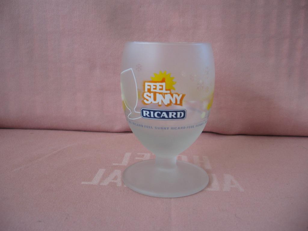 Ricard ballon Feel Sunny glas mat., Ophalen of Verzenden, Zo goed als nieuw, Gebruiksvoorwerp