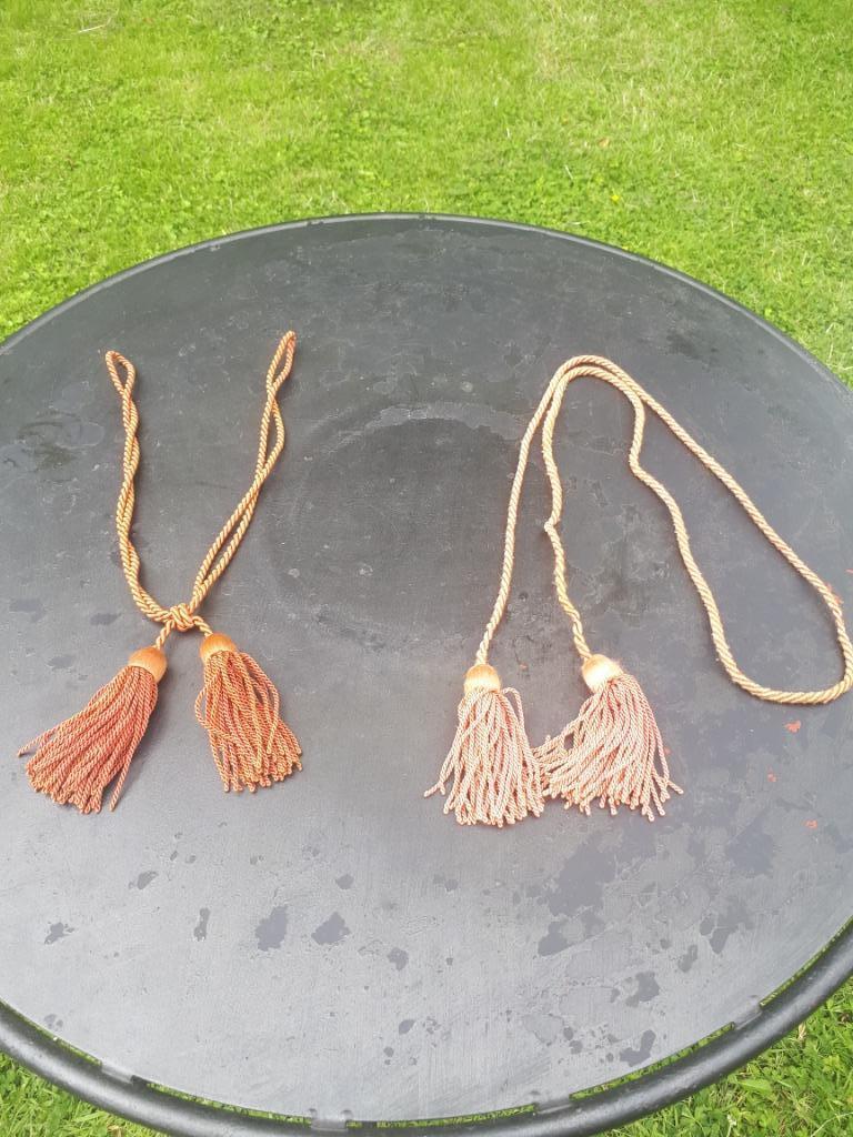 2 gordijnkoorden embrasse met flos, Ophalen of Verzenden, Zo goed als nieuw, Overige kleuren