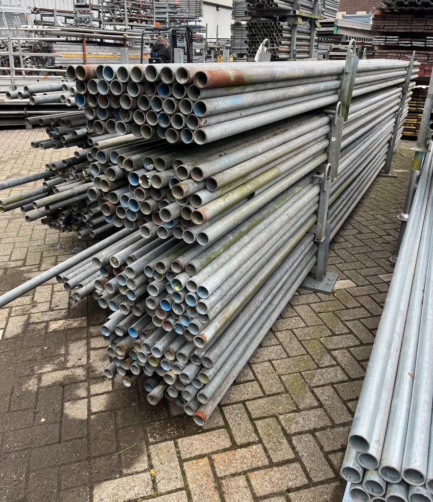 Steigerbuis/steiger buis/steigerpijp 48.3MM tot 600CM, Doe-het-zelf en Bouw, Meetapparatuur, Gebruikt, Accessoires, Ophalen