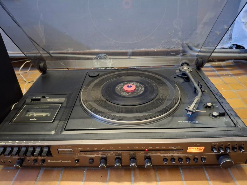 Ensemble vintage Radio phono Cassette., TV, Hi-fi & Vidéo, Chaîne Hi-fi, Enlèvement