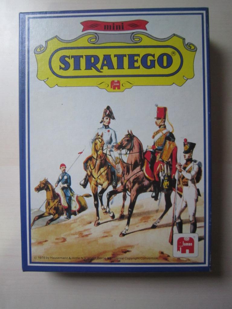 STRATEGO - BORDSPEL MINI-VERSIE, Jumbo, Een of twee spelers, Ophalen of Verzenden, Zo goed als nieuw