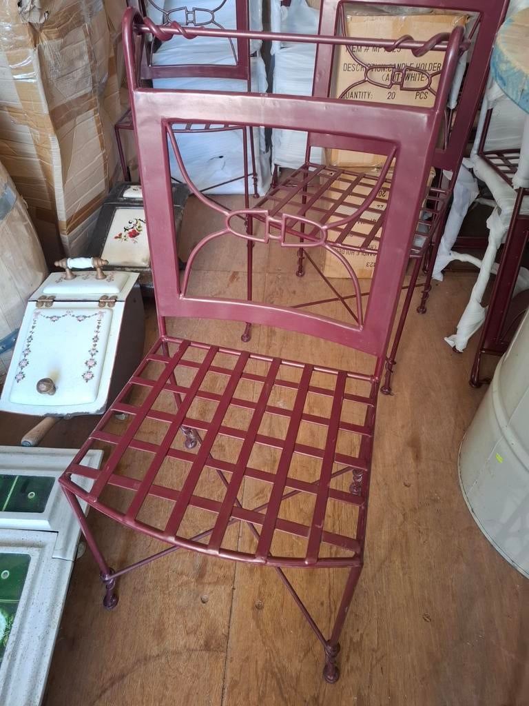 Des chaises en fer forgé ! NOUVELLE offre de la part de l'in, Articles professionnels, Horeca | Mobilier & Aménagement, Enlèvement