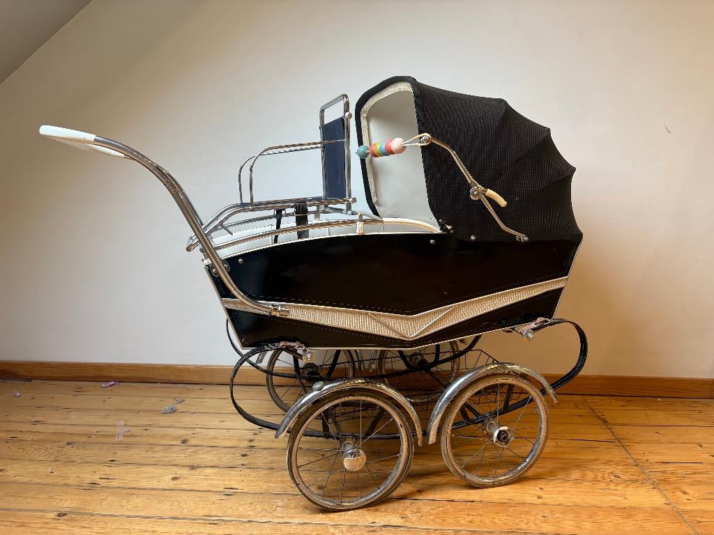 Vintage klassieke kinderwagen (Van Delft), Kinderen en Baby's, Kinderwagens en Combinaties, Ophalen, Gebruikt, Kinderwagen, Overige merken